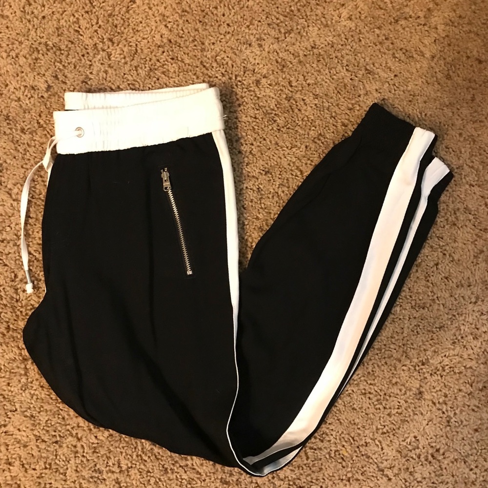 Express track pants.